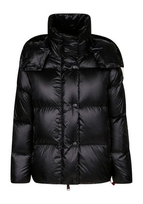 AFTER LABEL hooded-neck quilted jacket - Black