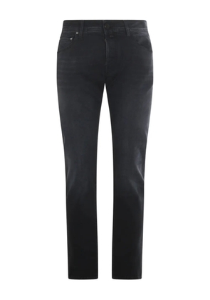 Jacob Cohën pocket-detail belt-loops jeans - Black