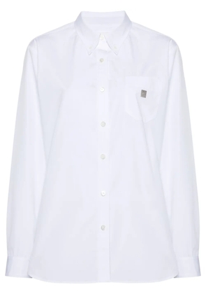Givenchy 4G-plaque cotton shirt - White