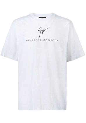 Giuseppe Zanotti LR-43 cotton track shorts - White