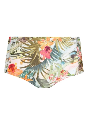 Lygia & Nanny Parati tropical-print swim shorts - Neutrals