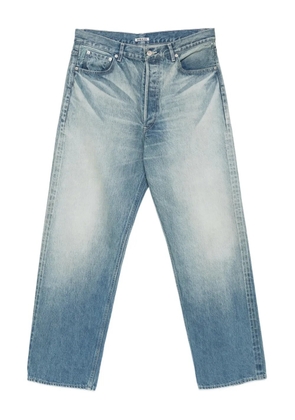 Auralee selvedge faded-wash jeans - Blue