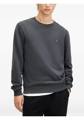 AllSaints Raven embroidered-detail sweatshirt - Grey