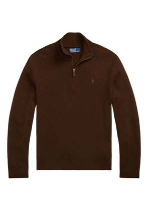 Polo Ralph Lauren half-zip merino wool pullover - Brown