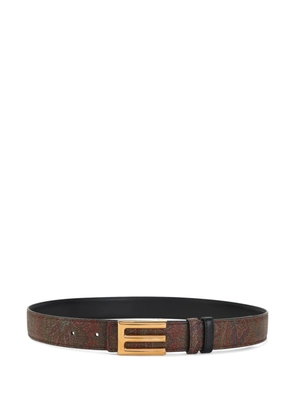 ETRO logo-buckle belt - Brown