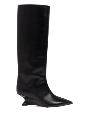 Paris Texas 65mm pointed-toe sculpted-heel Boots - Black