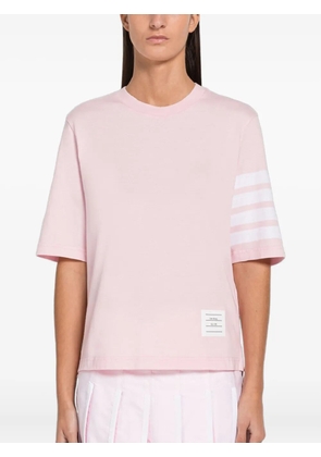 Thom Browne four-bar sleeve T-shirt - Pink