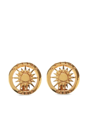 Celine Pre-Owned 1990-2000s sun clip-on earrings - Gold