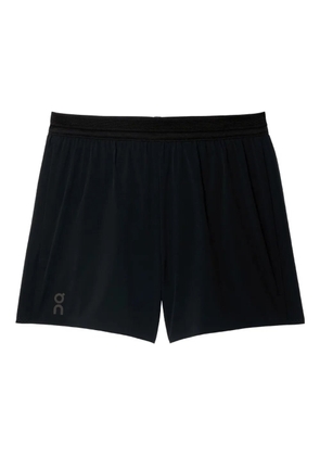 On logo-detail performance shorts - Black