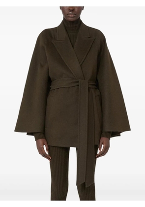 Max Mara belted coat - Green
