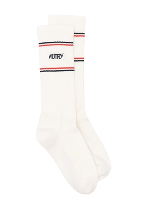 Maison Kitsuné cotton-blend socks - White