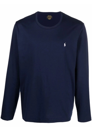 Polo Ralph Lauren logo-embroidered T-shirt - Blue