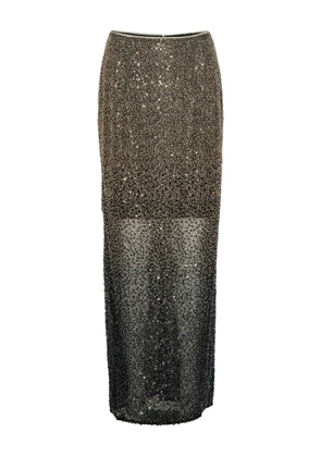 ROTATE BIRGER CHRISTENSEN beaded maxi skirt - Black
