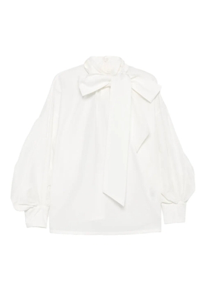 ZIMMERMANN tie-waist blouse - White