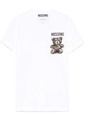 Moschino Leo Teddy-print T-shirt - White