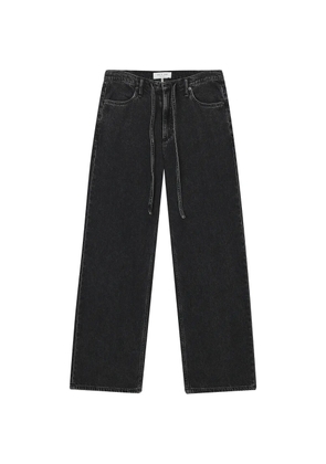 rag & bone drawstring-waist jeans - Black