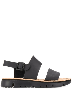 Camper Oruga slingback leather sandals - Black