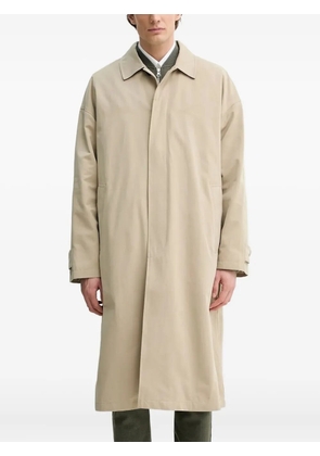 Les Deux corduroy-collar buttoned coat - Neutrals