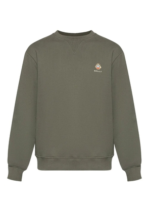 Bally logo-embroidered sweatshirt - Green