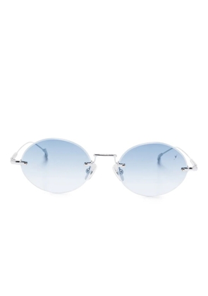 Eyepetizer Met round-frame sunglasses - Silver
