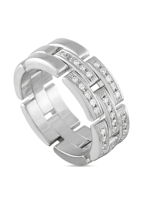 Cartier Maillon Panthre diamond white gold ring - Silver