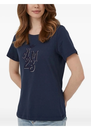 Aeronautica Militare embroidered logo T-shirt - Blue