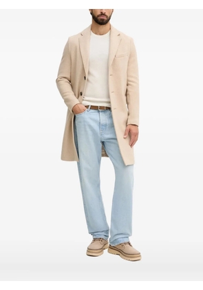 Benetton buttoned chest-pocket coat - Neutrals