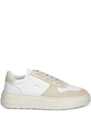 Copenhagen perforated suede leather sneakers - Neutrals