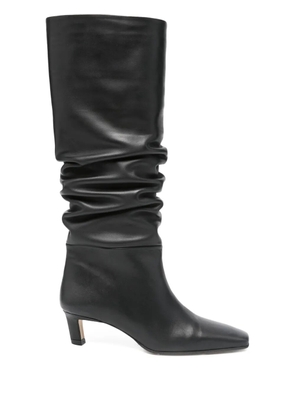 ALOHAS 50mm Kalila slouch calf leather boots - Black