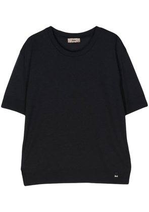 Herno fine-knit short-sleeved jumper - Blue