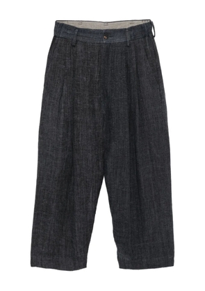 Ziggy Chen linen trousers - Grey