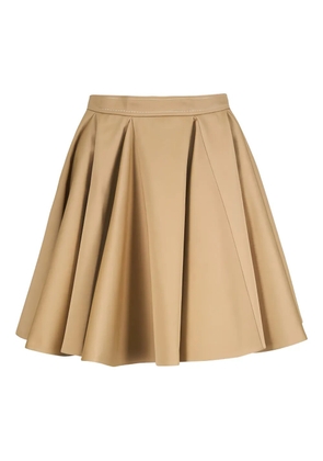 Marni pleated mini skirt - Neutrals