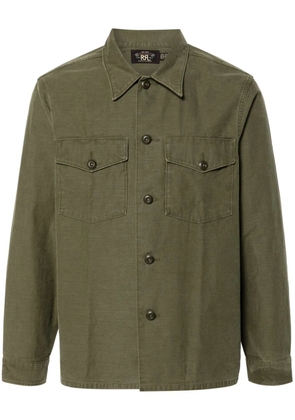 Ralph Lauren RRL slub-texture cotton shirt - Green