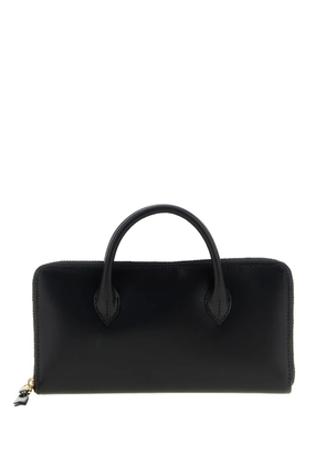 Comme Des Garçons Wallet zip leather wallet - Black