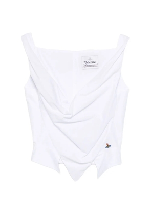 Vivienne Westwood Sunday cowl sleeveless top - White