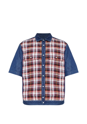DSQUARED2 checked denim shirt - Blue