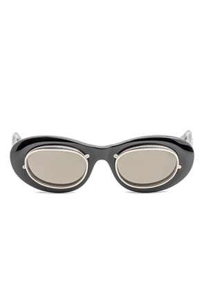 Matsuda oval-frame sunglasses - Black