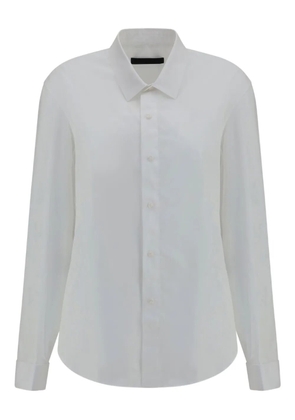 ALAINPAUL button-up cotton shirt - White
