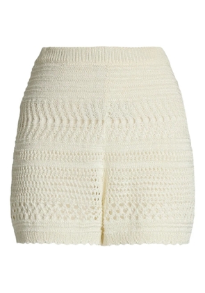 Ralph Lauren Collection crochet-knit shorts - Neutrals