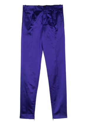 Gucci Pre-Owned 2000s pressed-crease trousers - Purple