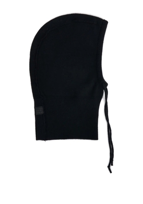 MM6 Maison Margiela ribbed balaclava - Black
