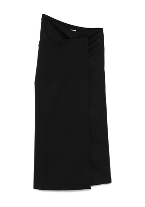 ENTIRE STUDIOS wrapa midi skirt - Black