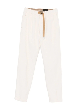 White Sand belted corduroy trousers - Neutrals