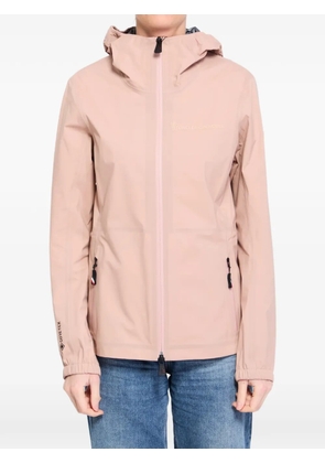 Moncler Grenoble hoodded logo-detail jacket - Pink