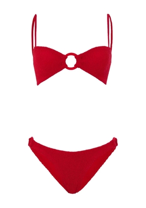 Hunza G Misty hoop-detail bikini - Red