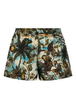 DSQUARED2 monkey-print shorts - Neutrals
