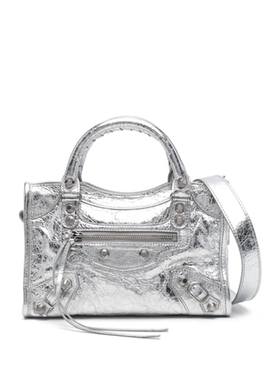 Balenciaga mini Le City tote bag - Silver