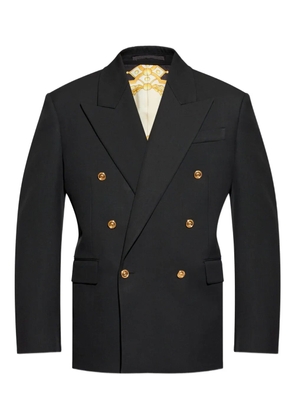 Versace double-breasted button jacket - Black