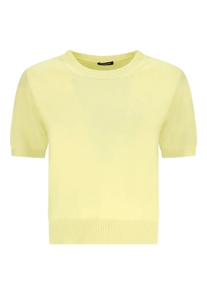 Canessa short-sleeve knitted top - Yellow