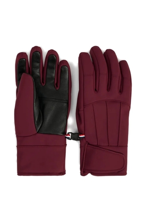 Fusalp leather glacier gloves - Red
